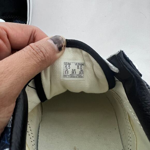 Vans Old Skool Skulls Wireframe Shoes Suede Trainers Skateboard Blk Men Size 6.5 - Picture 9 of 10